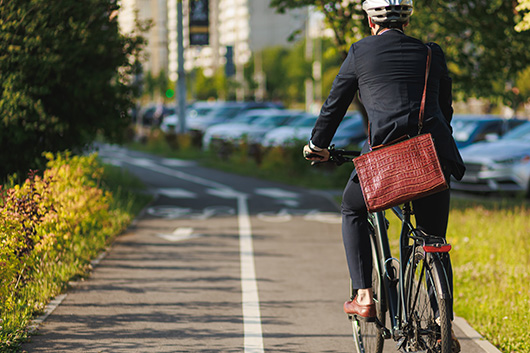 While gas prices are high, you can save money by opting for an alternative source of transportation like riding a bike!