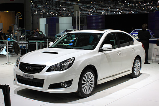 Image of a used 2017 white Subaru Legacy