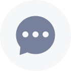 Icon of a speech bubble.